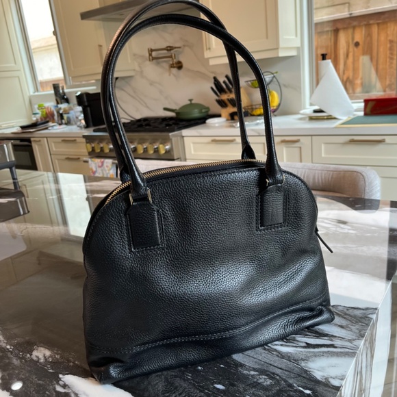 Kate Spade Pebbled Leather 3-Compartment Young Lane Anika Satchel with Gold - Picture 6 of 12